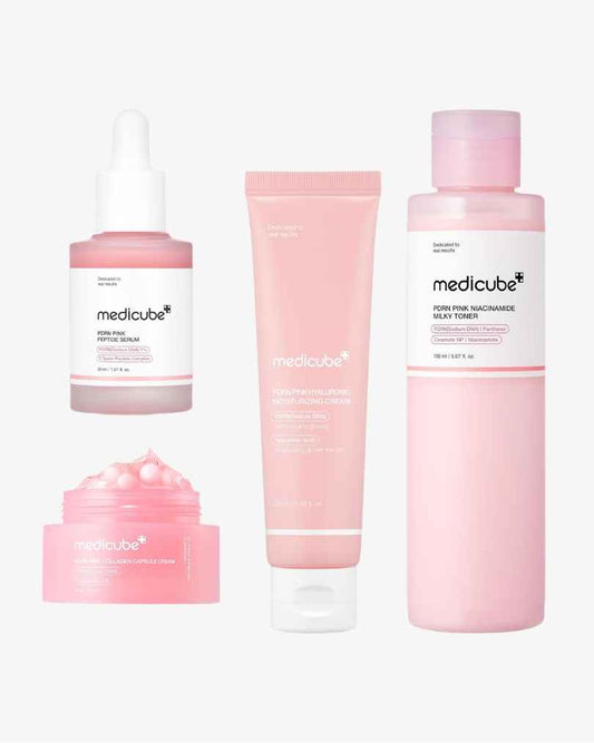 Medicube PDRN Pink 4-in-1 Skincare Bundle Set