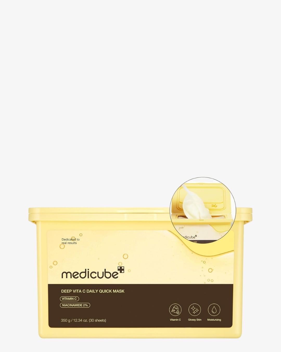 Medicube Deep Vita C Daily Quick Mask, Set of 30 Sheets