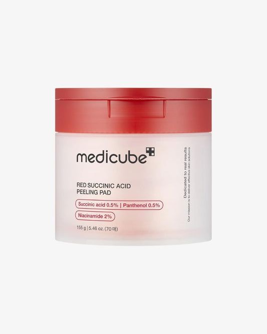 Medicube Red Succinic Acid Panthenol Facial Peeling Pads