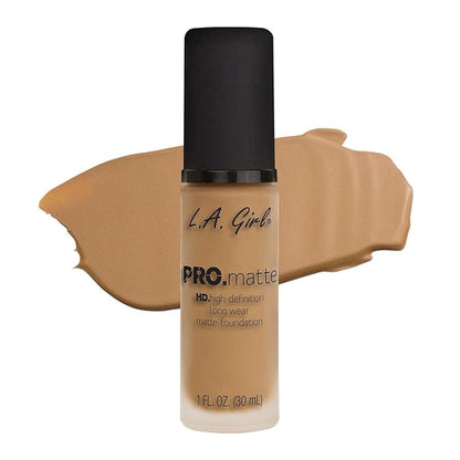L.A. Girl Pro Matte Long Wear Foundation Medium Beige GLM675