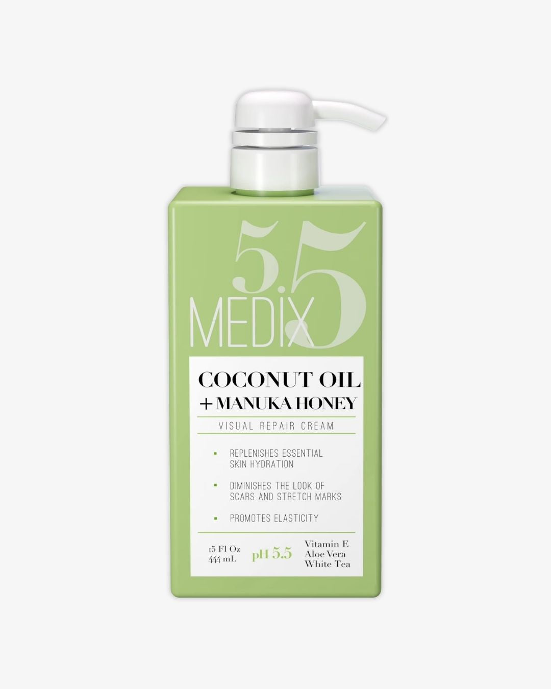 Medix 5.5 Coconut Oil & Manuka Honey Moisturizing Cream, 15 Fl Oz