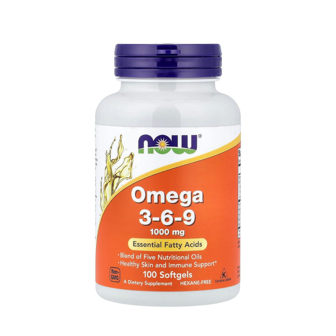 NOW Foods Essential 3-6-9 Nutritional Oils Blend 1000 mg - 100 Softgels