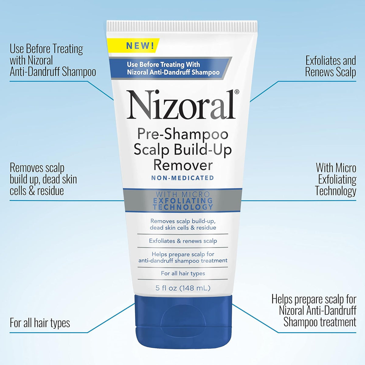 Nizoral Pre-Shampoo Scalp Build-Up Remover 5 OZ