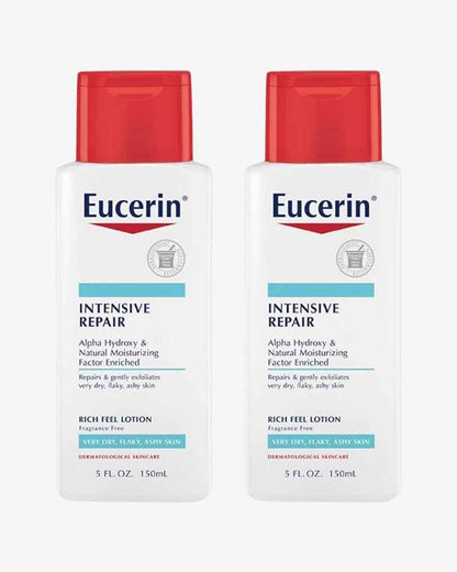 Pack of Two : Eucerin Intensive Repair Very Dry Skin Lotion Fragrance Free 150ml