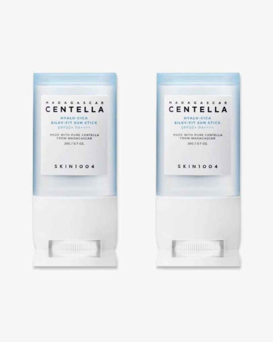 Pack of Two Skin1004 Centella Hyalu-Cica Silky-Fit Sun Stick 20g