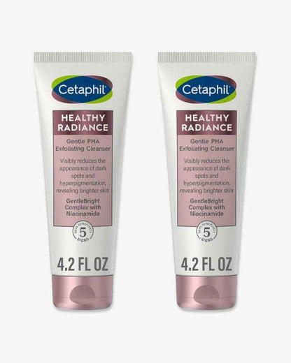 Pack of Two: Cetaphil Healthy Radiance Gentle PHA Exfoliating Cleanser 4.2 oz