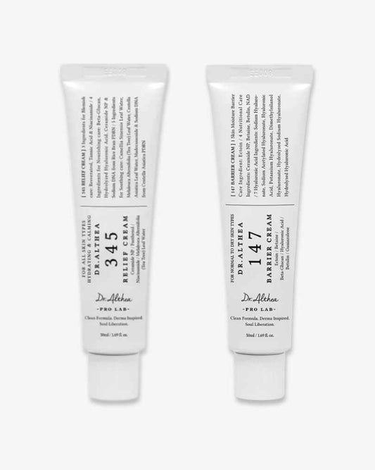 Pack of Two: Dr. Althea 147 Barrier Cream 50ml + 345 Relief Cream 50ml