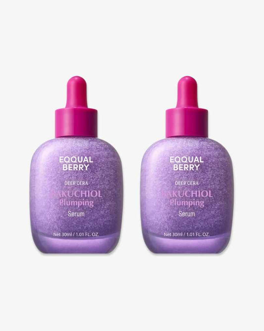 Pack of Two: EQQUALBERRY Deep Cera Bakuchiol Serum, 30ml