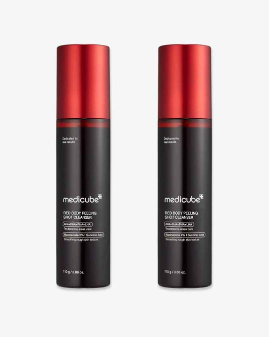 Pack of Two: Medicube Red Acne Body Peeling Shot, 110ml