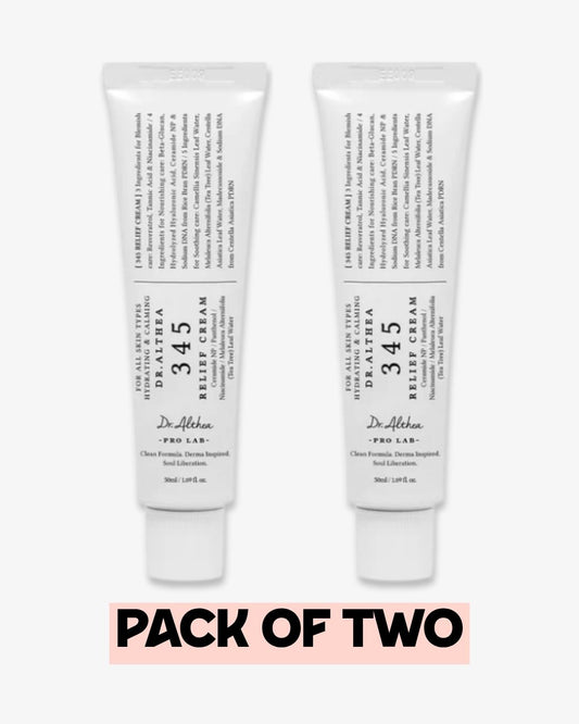 Pack of Two : Dr. Althea 345 Relief Cream (50ml)