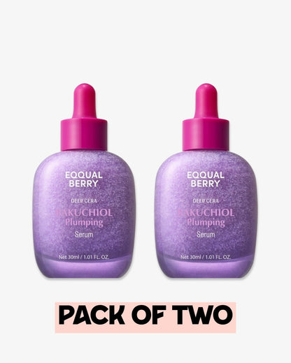 Pack of Two : EQQUALBERRY Bakuchiol Plumping Serum 30ml