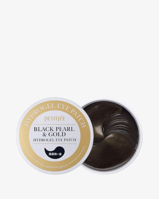 Petitfee Black Pearl & Gold Hydrogel Eye Patch, 60pc