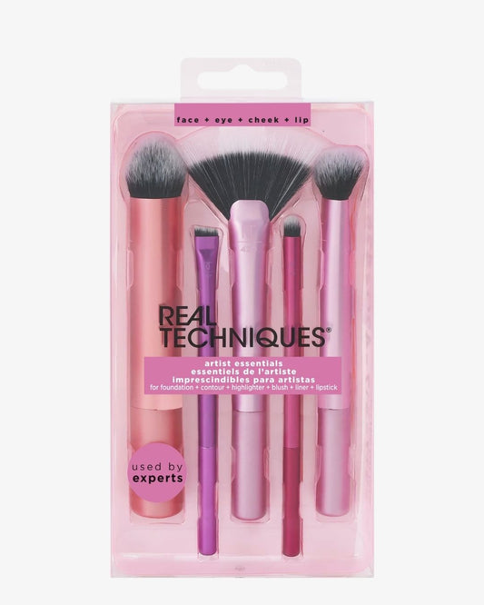 Real Techniques Artist Essentials Makeup Brush Set, 5pc