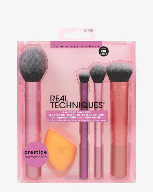 Real Techniques Everyday Essentials Makeup Brush Set – 5pc