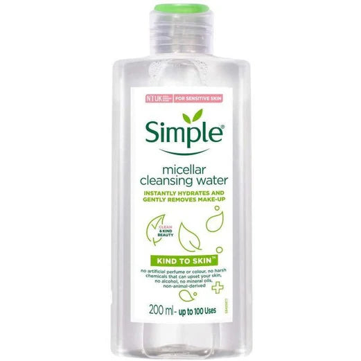 Simple Micellar Cleansing Water, 200ML