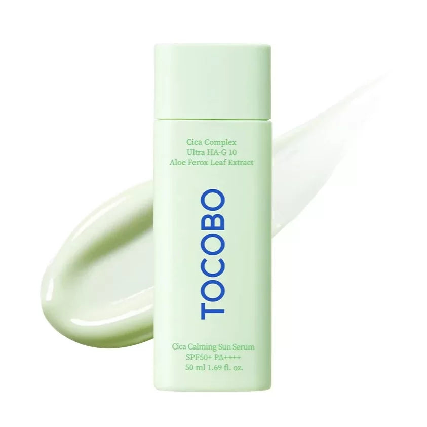 SPF 50+ Calming Cica Serum for Sensitive Skin