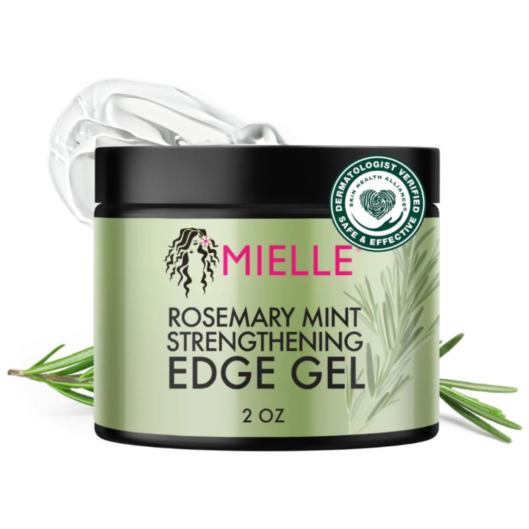 Mielle Organics Rosemary Mint Strengthening Edge Gel For Sleeking And Taming Hair 57g
