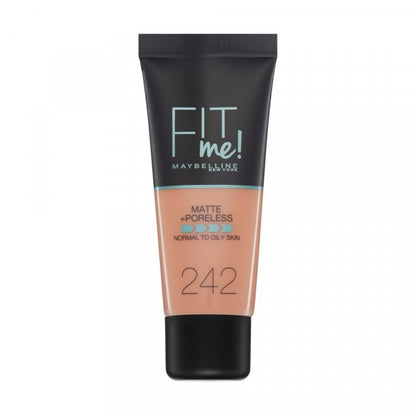 Maybelline New York Fit Me Matte & Poreless Foundation 242 LIGHT HONEY